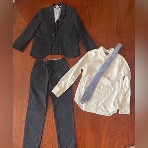 Crewcuts Kids Suit Jacket pants shirt tie First Communion Easter